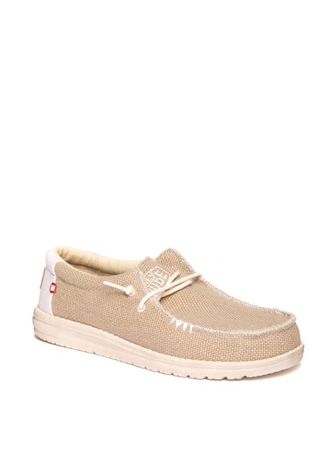 beige braided wally slip on HEY DUDE | 40003WALLY BRAIDED-1LB